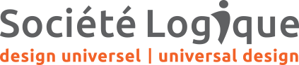 Société Loquique - Design universel | Universal Design logo.